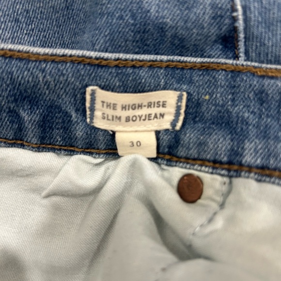 Madewell slim boyfriend Jeans size 30 (7/8) - Picture 6 of 7
